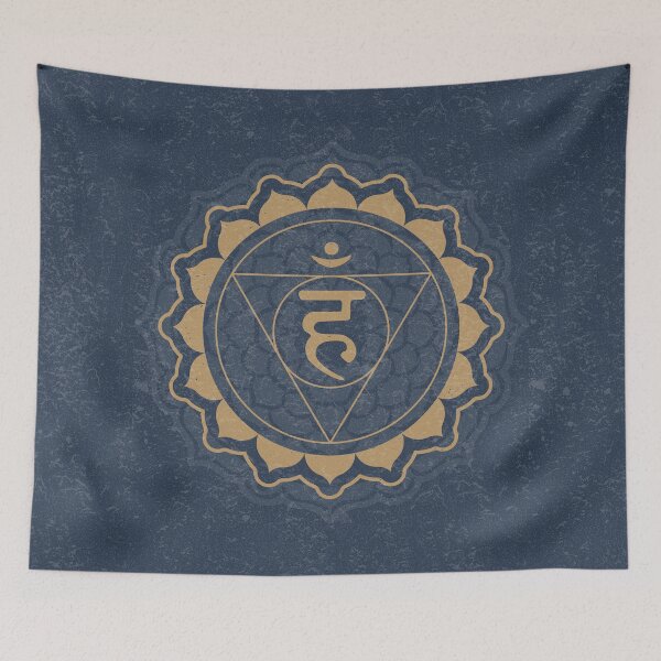 Item preview, Throat Chakra Mandala - Dusk + Fawn designed and sold by Irene Estelle.