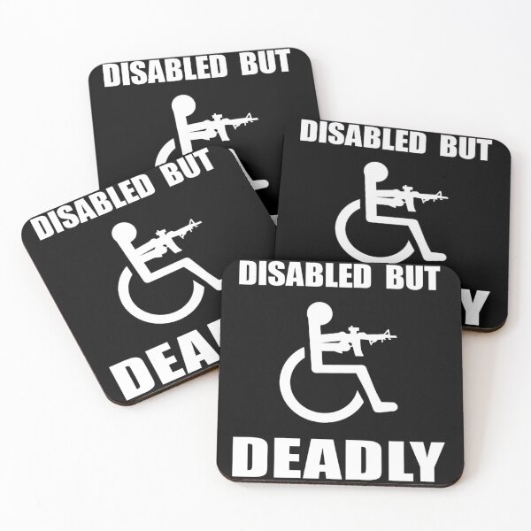 Item preview, Disabled But Deadly Parody designed and sold by keiranboaz.