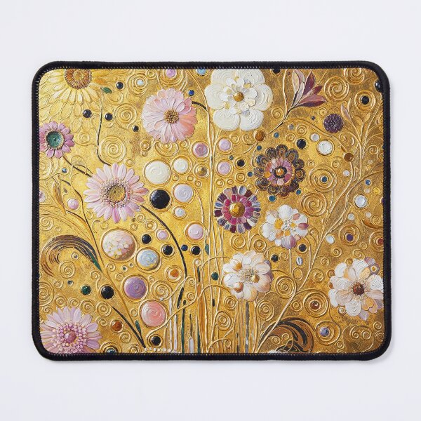 Item preview, Klimt Gold Flower Garden designed and sold by maniacfitness.