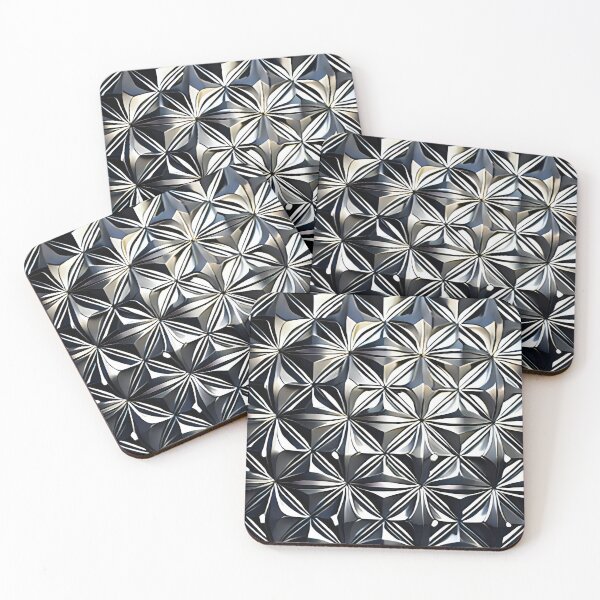 Item preview, Silver art deco design 043 designed and sold by fleesphotos.
