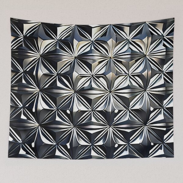 Item preview, Silver art deco design 043 designed and sold by fleesphotos.