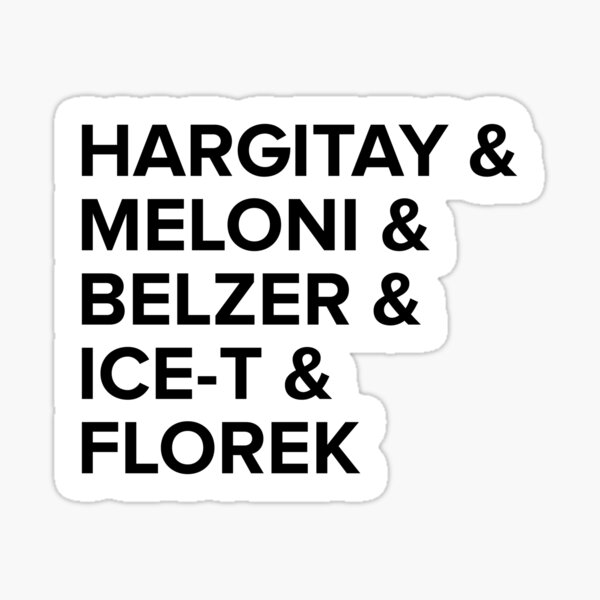 Item preview, SVU Actor Names - Seasons 2 designed and sold by DbfozDesigns.