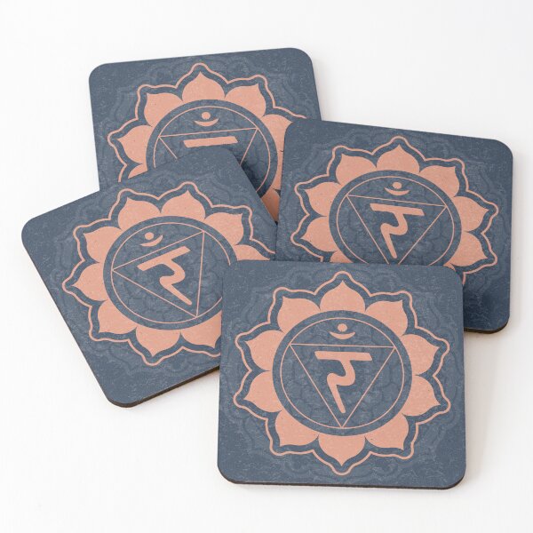 Item preview, Solar Plexus Chakra Mandala - Dusk + Coral designed and sold by Irene Estelle.