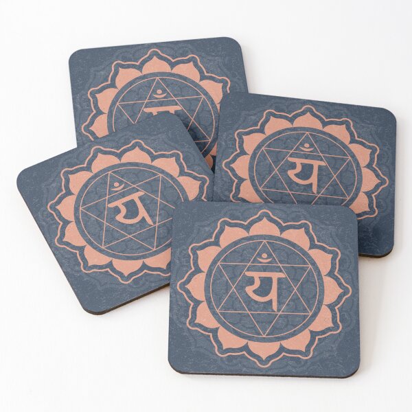 Item preview, Heart Chakra Mandala - Dusk + Coral designed and sold by Irene Estelle.