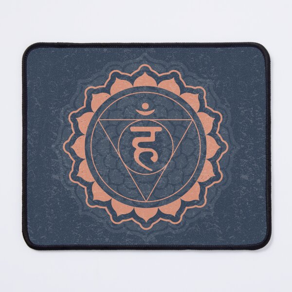 Item preview, Throat Chakra Mandala - Dusk + Coral designed and sold by Irene Estelle.