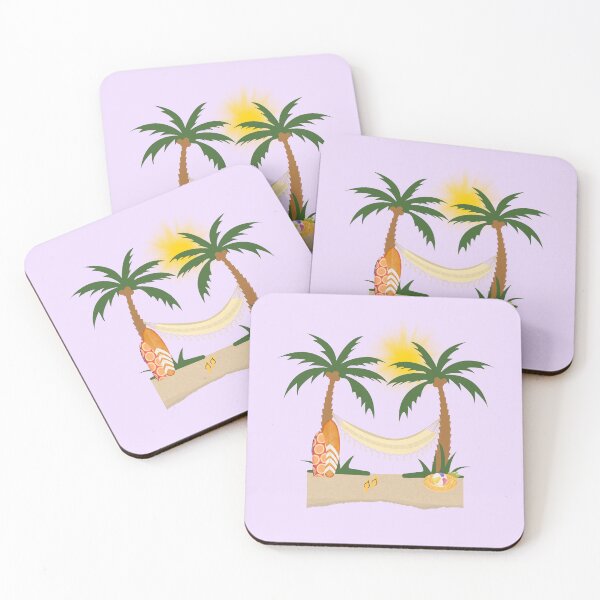 Item preview, Beach hammocks of palm trees designed and sold by andrasdesignssss.