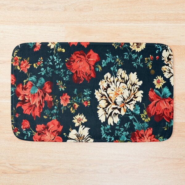 Item preview, Bright floral pattern on a dark background designed and sold by Erik Visnievskij.