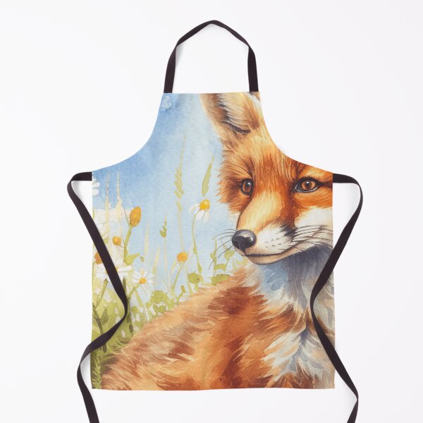Item preview, Cute Watercolor Spring Fox designed and sold by TheAnimalZ00.