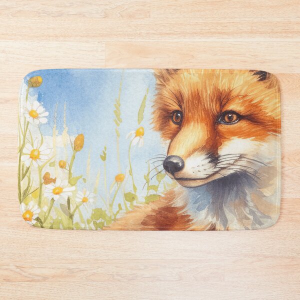 Item preview, Cute Watercolor Spring Fox  designed and sold by TheAnimalZ00.