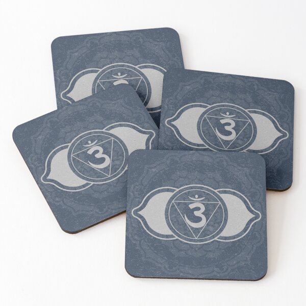Item preview, Third Eye Chakra Mandala - Dusk + Fog designed and sold by Irene Estelle.