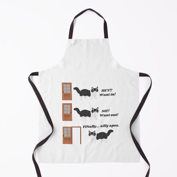 Item preview, Black Cats and Doors (Black Letters, White Background) designed and sold by Icefyre-Art.