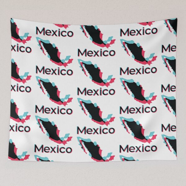 Item preview, Modern Social Media Style MEXICO Map designed and sold by pelagio.