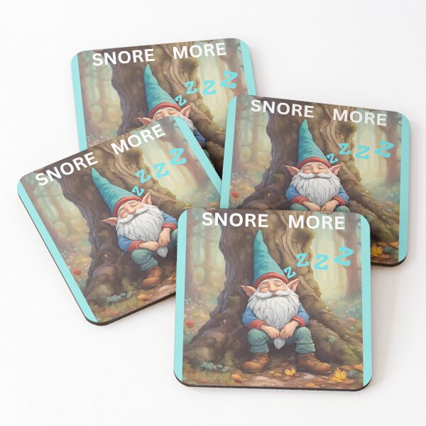 Item preview, Snore more gnome designed and sold by seahorse crossing.