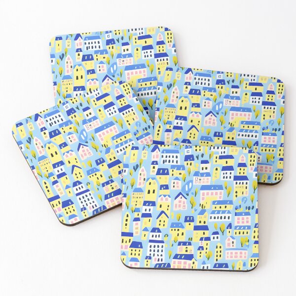 Item preview, Blue Lemon Village2 designed and sold by eunjigrida.