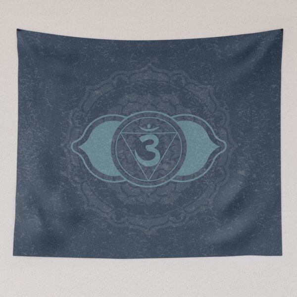 Item preview, Third Eye Chakra Mandala - Dusk + Peacock designed and sold by Irene Estelle.