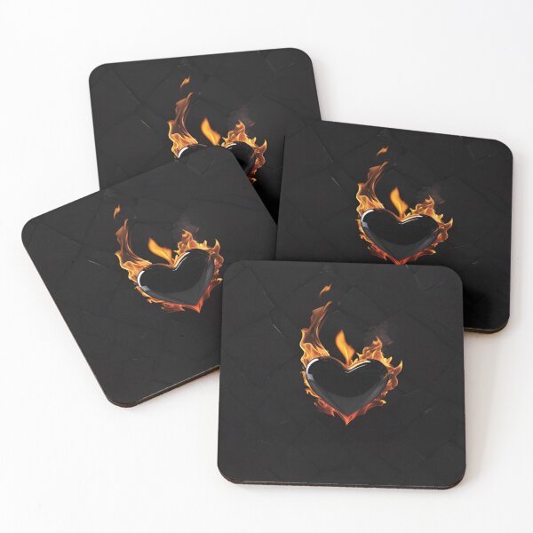 Item preview, Burning Heart  designed and sold by Demetria Matthews.