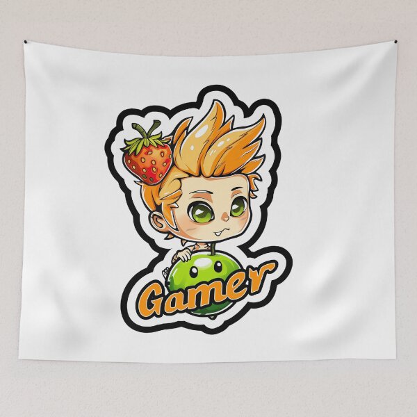 Item preview, new chibi Peely Gaming character designed and sold by artismyhobby.