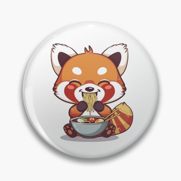 Item preview, Ramen Red Panda  designed and sold by MilkyBerryShop.