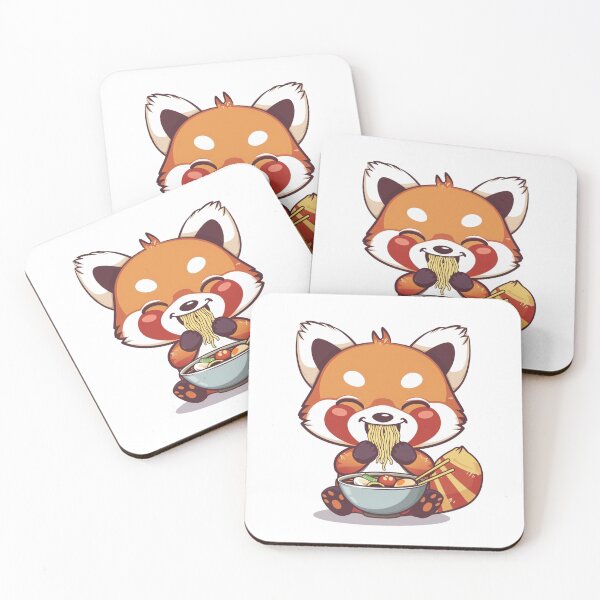 Item preview, Ramen Red Panda  designed and sold by MilkyBerryShop.