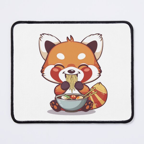 Item preview, Ramen Red Panda designed and sold by MilkyBerryShop.