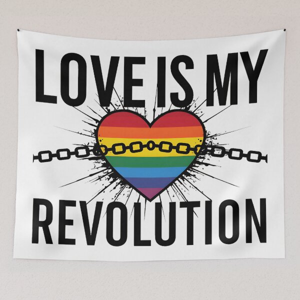 Item preview, Love: A Revolutionary Force designed and sold by MillennialVibe.
