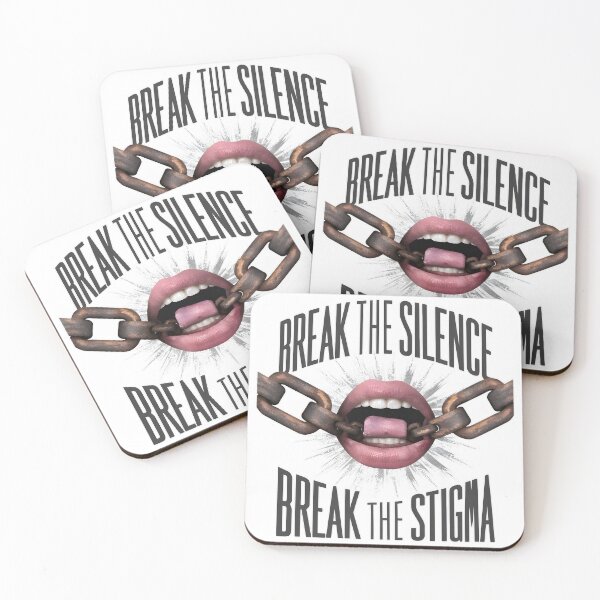 Item preview, Break the Silence: End Mental Health Stigma designed and sold by MillennialVibe.