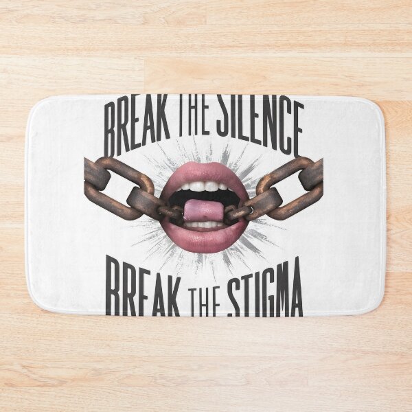 Item preview, Break the Silence: End Mental Health Stigma designed and sold by MillennialVibe.