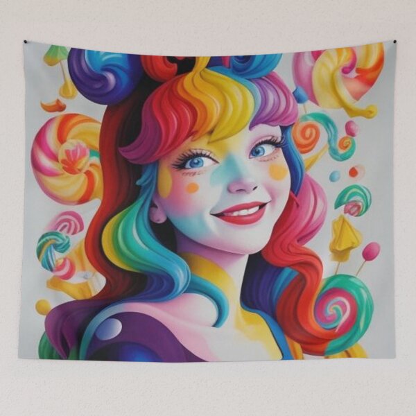 Item preview, Rainbow candy pop star designed and sold by Jenswhim.
