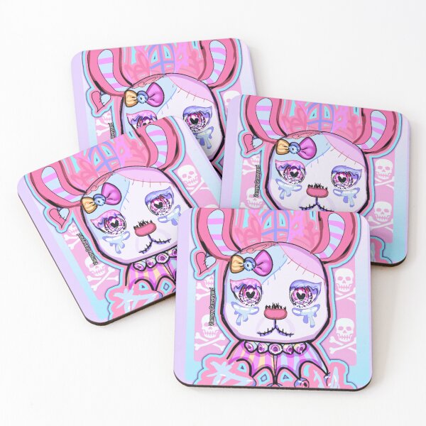 Item preview, Sad kawaii chibi rabbit cute illustration designed and sold by vampy-graveyard.