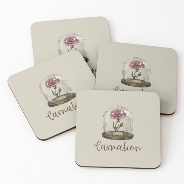 Item preview, 1 Carnation - January - Vintage Birth Flower   designed and sold by patternjp.