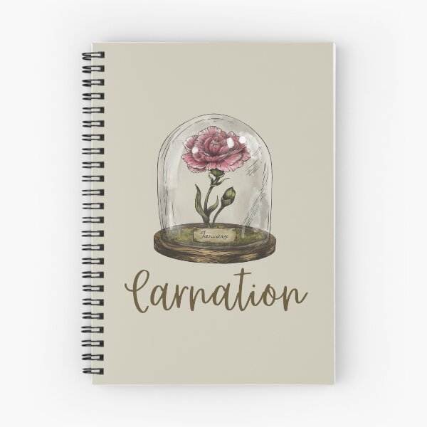 Item preview, 1 Carnation - January - Vintage Birth Flower   designed and sold by patternjp.
