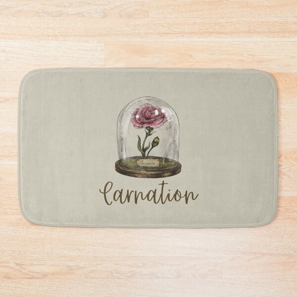 Item preview, 1 Carnation - January - Vintage Birth Flower   designed and sold by patternjp.