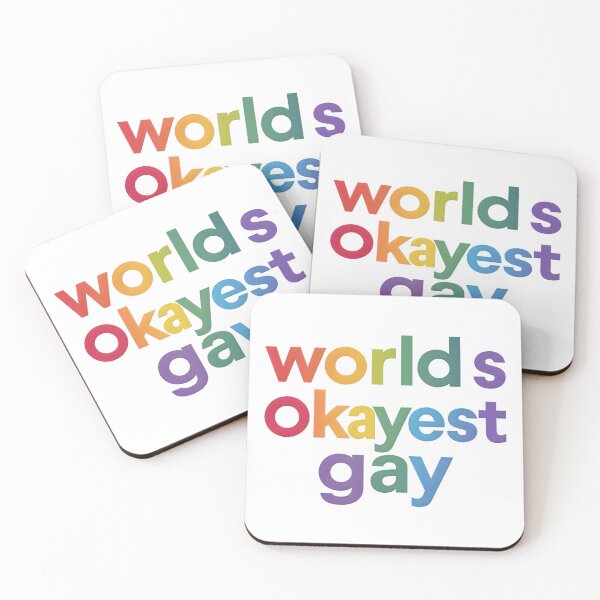 Item preview, World's Okayest Gay: Embracing Pride designed and sold by MillennialVibe.