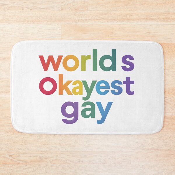 Item preview, World's Okayest Gay: Embracing Pride designed and sold by MillennialVibe.
