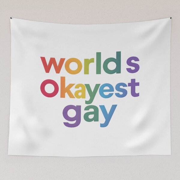 Item preview, World's Okayest Gay: Embracing Pride designed and sold by MillennialVibe.