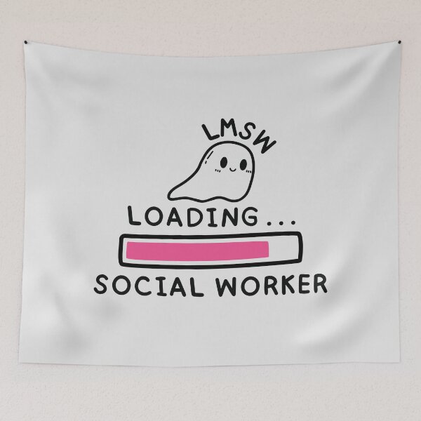 Item preview, Social Worker Loading LMSW Funny Social Worker for Women and men designed and sold by VerveVerseBoo.