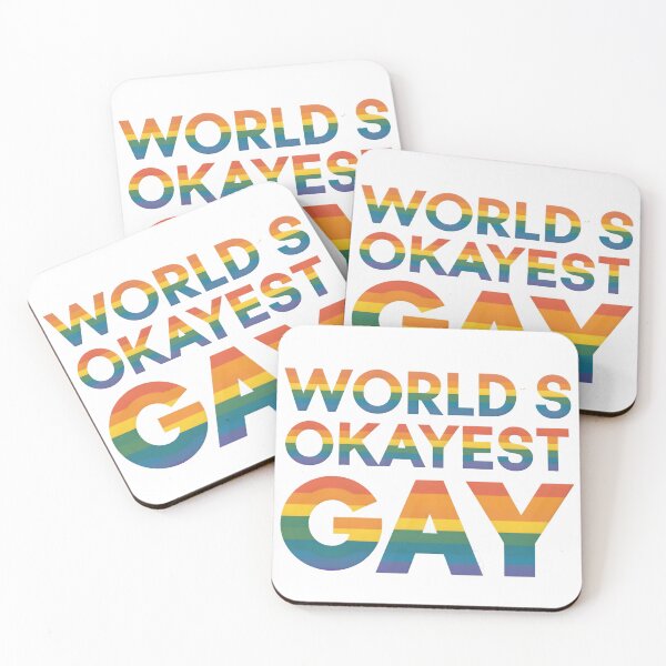 Item preview, World's Okayest Gay: Celebrating Individuality designed and sold by MillennialVibe.