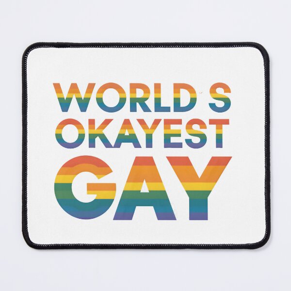 Item preview, World's Okayest Gay: Celebrating Individuality designed and sold by MillennialVibe.