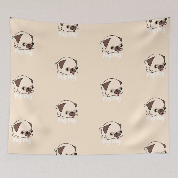 Item preview,  Pug dog with funny designed and sold by Shopjerry.