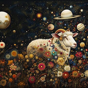 Artwork thumbnail, Mystical Sheep by LoveByCasha