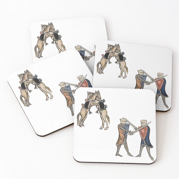 Item preview, Weird medieval knights and horses designed and sold by elinaarbidane.