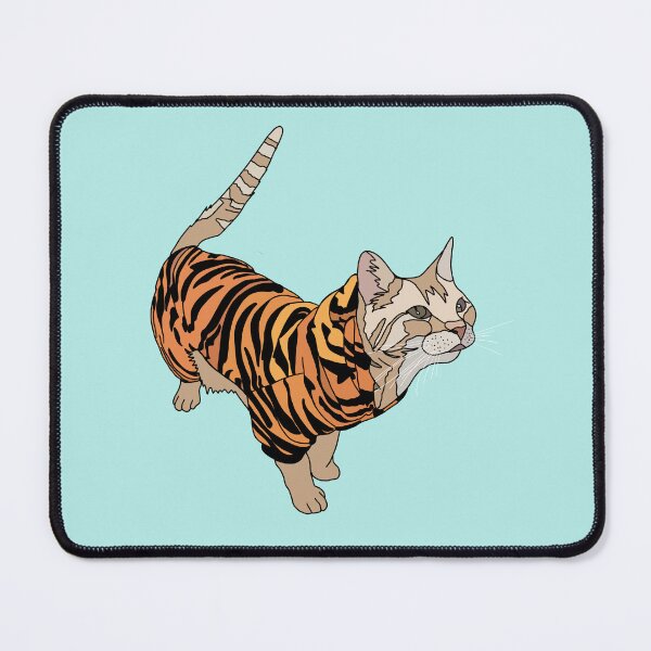 Item preview, orange cat in tiger coat designed and sold by Kaczmania.