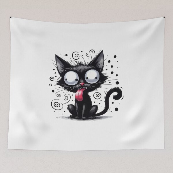 Item preview, Crazy Cat1 designed and sold by RuthFurtado.