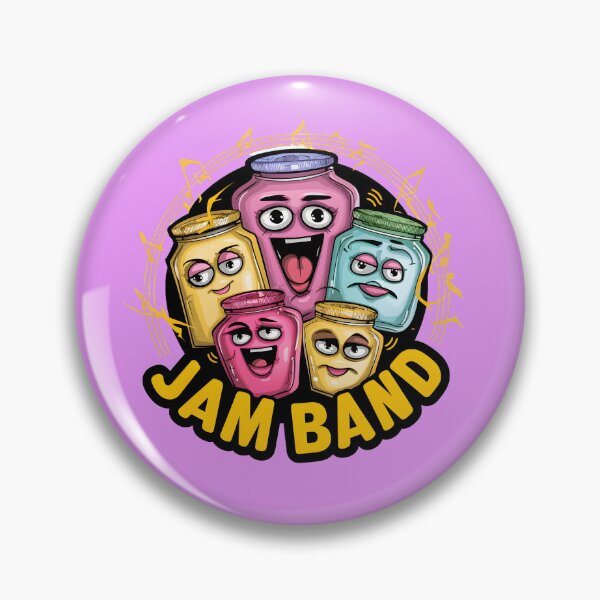 Artikelvorschau, Musical Jars: Lasst uns gemeinsam jammen! Jam-Band-Wortspiel entworfen und verkauft von MillennialVibe.