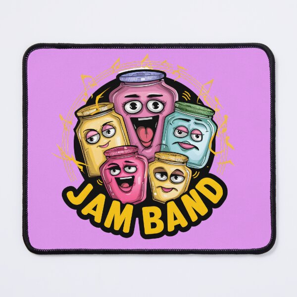 Item preview, Musical Jars: Let's Jam Together! Jam Band Pun designed and sold by MillennialVibe.