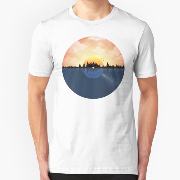 The Sound of nature LP record Slim Fit T-Shirt