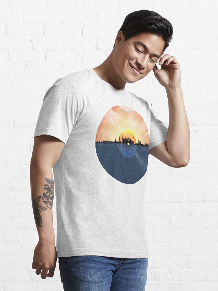 Alternate view of The Sound of nature LP record Essential T-Shirt