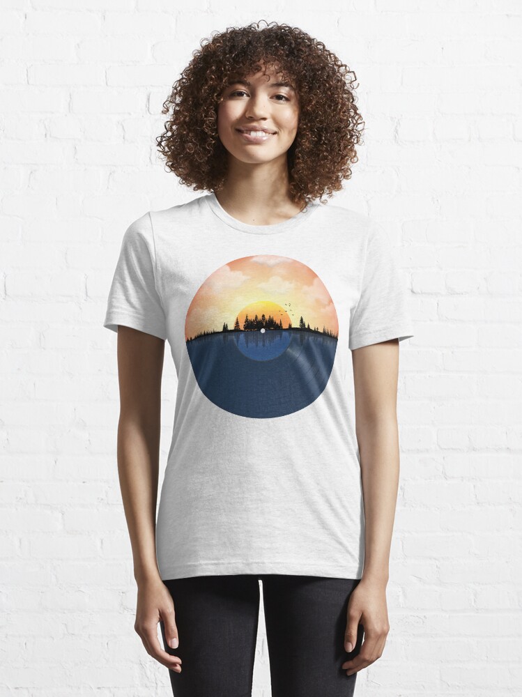 Alternate view of The Sound of nature LP record Essential T-Shirt