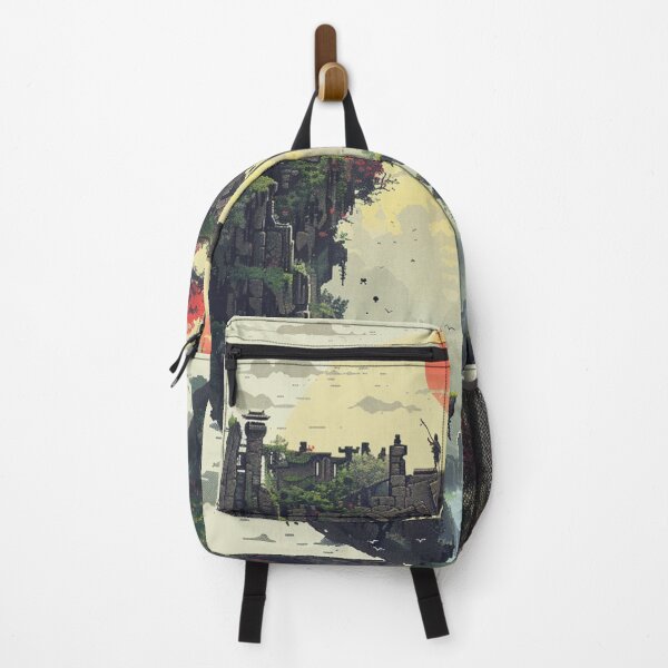 Item preview, Questing Pixels: Retro Hero's Landscape Adventure designed and sold by Ace Apparel Attire.