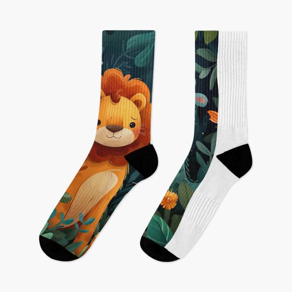 Item preview, cute jungle animals designed and sold by ururuty.